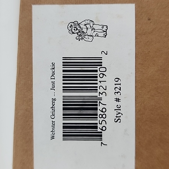 BNIB Boyds Bears The Shoe Box Bears Webster Grizberg Just Duckie Figurine - Picture 12 of 16